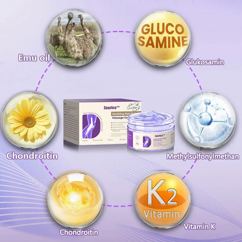 🍀💪OFFICIAL SALE: Seurico™ Pain Relieving Massage Gel with Turmeric and Emu Oil for relief from artritidy👨⚕️ Approved by the American Osteopathic Association (IOA)💥