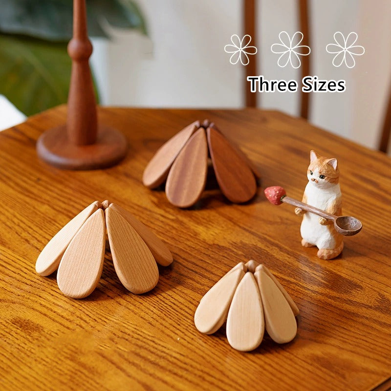 🌿 Elegant Walnut Tree Hot Dish Stand 🌟