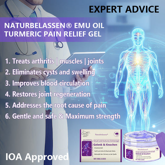 🍀Naturbelassen® Emu Oil And Turmeric Pain Gel👨‍⚕️  FDA Approved 💥